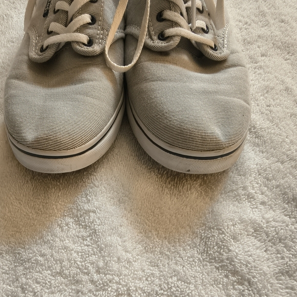 Vans Gray Pinstripe Sneakers - Picture 3 of 4